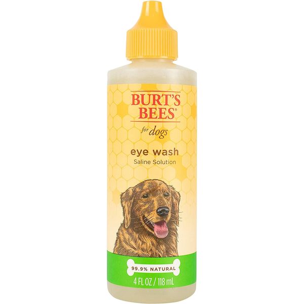 Dog Eye Wash Solution, 4 Oz, Yellow, Gentle Eye Rinse for Dogs