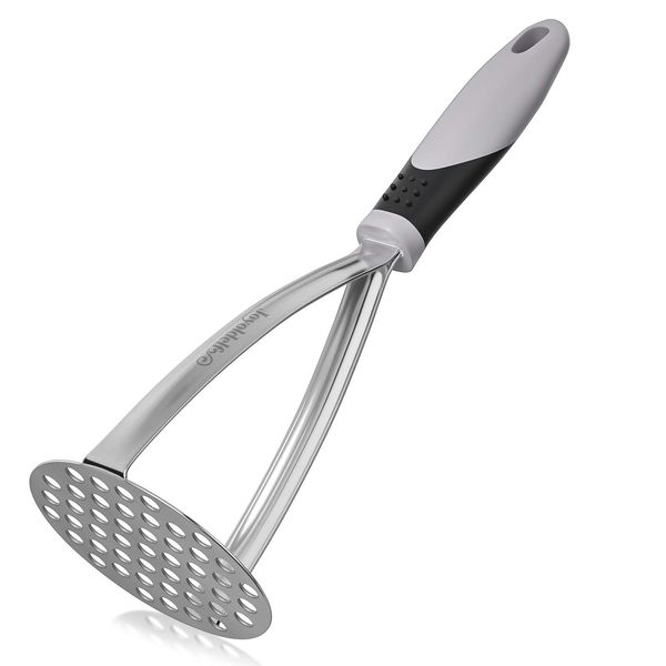 Potato Mashers, Joyoldelf Potato Masher Stainless Steel, Masher with Non-Slip Handle, Fruit & Vegetable Food Masher