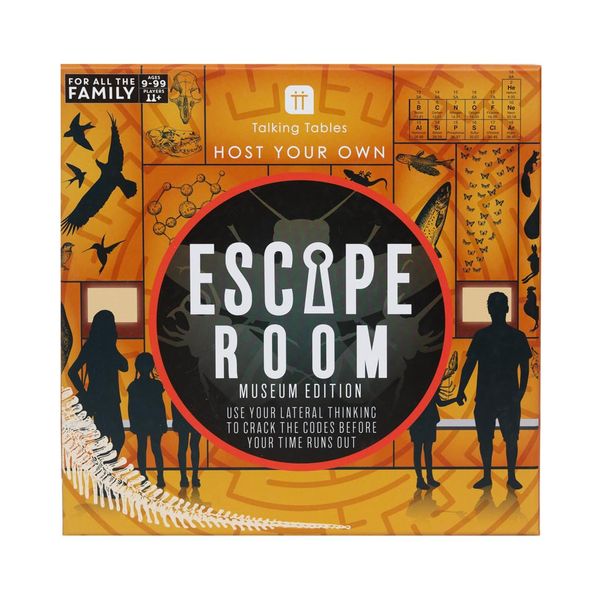 Talking Tables Museum Themed Escape Room Game Kids | Solve Unique Puzzles and Codes to Find the Exit in Time! Interactive Family Games Night, Age 9+, 2+6 Players, for Boys and Girls