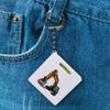 Azeeda 'Excavator Digger' Keyring Tape Measure/Spirit Level Tool (KM00018707)