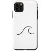 iPhone 11 Pro Max Beach Cute Summer Sun Palm Surf Waves Outline Case