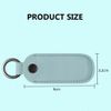 3PCS Leather U Disk Pouch Key Ring Holder USB Flash Drive Storage Bag Pen Drive Protective Cover Memory Stick Case