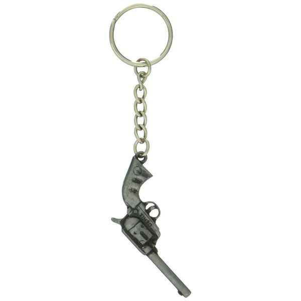 Denix Revolver Key Ring 4.9 inches (12.5 cm), Silver 950