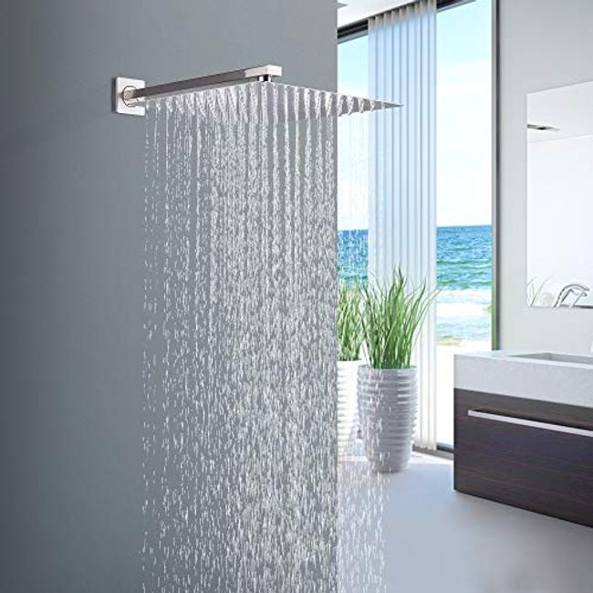 Oversized Square Stainless Steel Shower Head