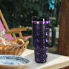 AGH 40oz tumbler with handle (Electroplating Purple-Black)