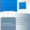 Innfeeltech 20 Pcs 200K Ohm Multiturn Trimmer Potentiometer Blue Adjustable Variable Resistor