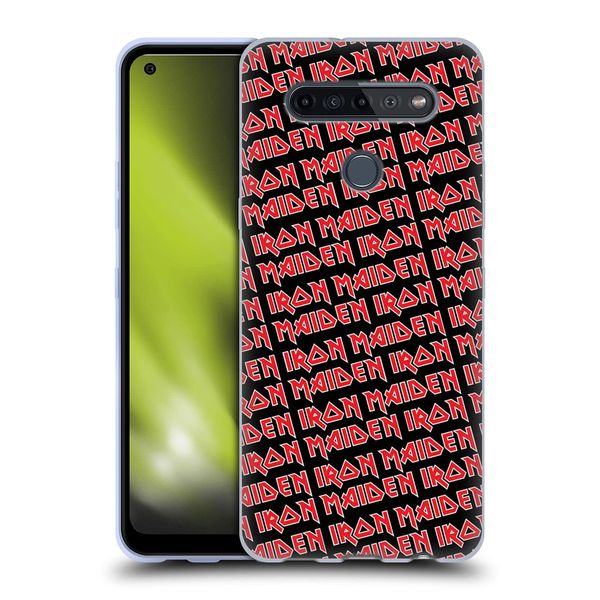 Head Case Designs Officially Licensed Iron Maiden Logo Pattern Graphics Soft Gel Case Compatible With LG K51S