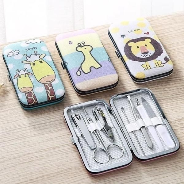 [RGNMN4Q4] Travel Camping Portable Animal Character Nail Clipper Set