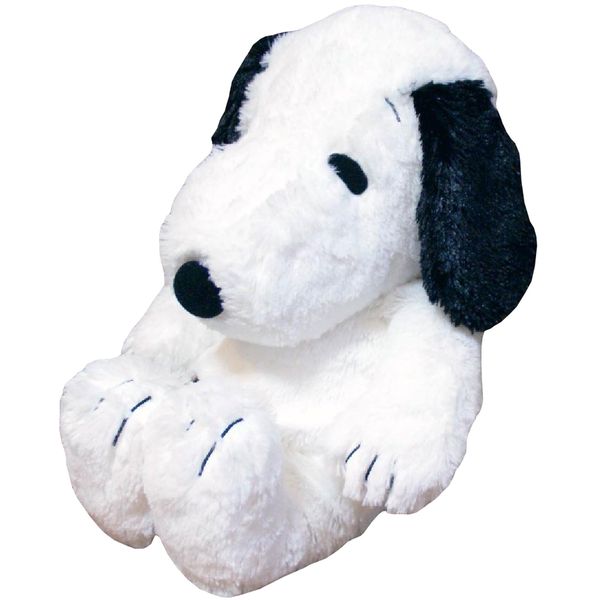 Peanuts Snoopy HUGHUG Plush Toy 077417-15, Size M, Black