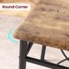 3-Piece Dining Table Set Chairs Home Kitchen Breakfast Wood Top Dinette Table