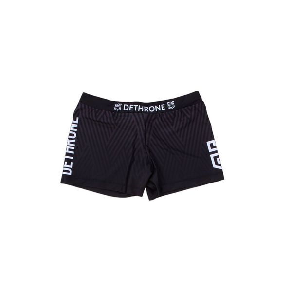 DETHRONE Men's Vale Tudo Shorts 2.0 - Short (Medium, Black)