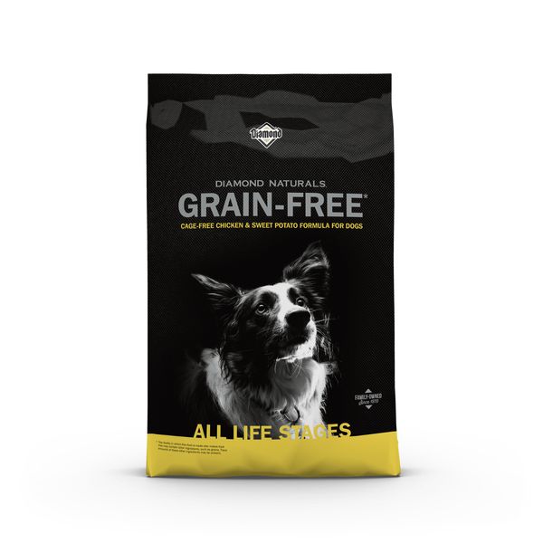 Diamond Naturals Grain-Free, Cage-Free Chicken/Sweet Potato Dog Food 5lb (2211)