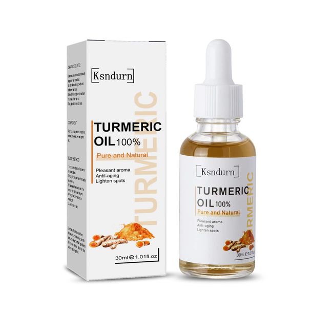 Turmeric Serum, Ksndurn Kurkuma Serum Zur Korrektur Dunkler Flecken – Aufhellung , Natürliches Whitening-Serum(1 Stück)