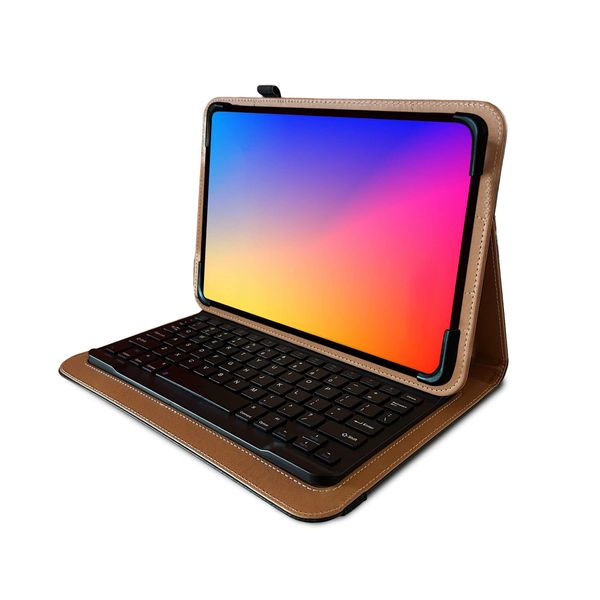 Navitech Black Rotational Bluetooth Keyboard Case Compatible With DOOGEE U9 2024 Newest Android 14 10" Tablet
