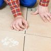 sourcing map 200Pcs Wall Floor Tile Plastic T Shape Spacers Tiling Tools 2.5mm 3/32" Tile Spacers for Ceramic Tile Installation, White