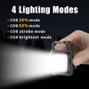 2 Pcs 800 Lumen 4 Mode Keychain Magnet Workshop USB Rechargeable Super Bright