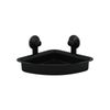 MSV Black Matte Angle Shower Shelf