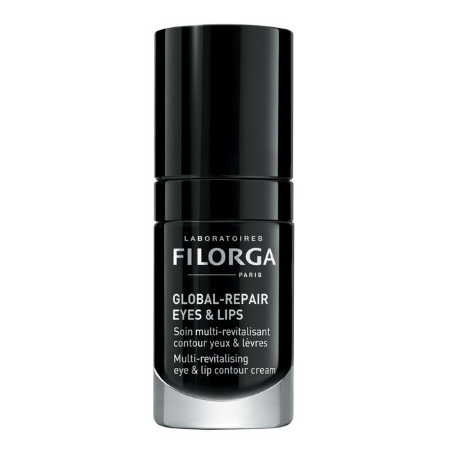 Filorga Global-Repair Eyes and Lips Cream, Hydrate and Smooth Eye Wrinkles and Revitalize Lip Contours with Retinol and NCEF, Formulated to Reduce Dark Circles, Puffiness, and Dehydration.5 fl. oz.