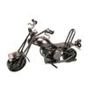 Home Decor Retro Iron Motorcycle Model Ornaments Figurine (Silver)