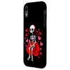 iPhone XR Skeleton Headphones Rose Case
