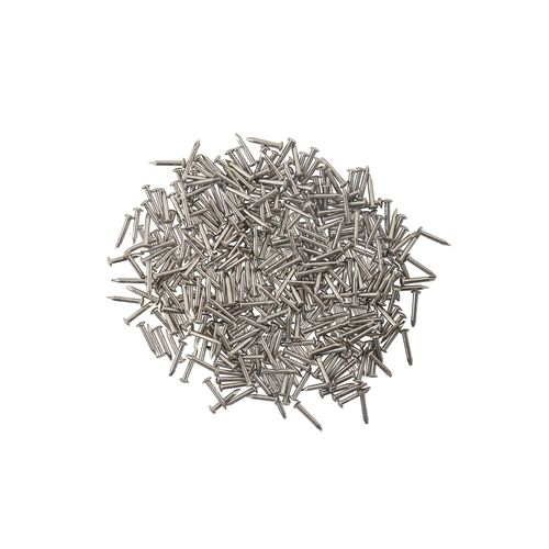 newlng 500PCS Small Nail Round Head Tiny Nails String Art Nails Hand-Made Hardware Accessories Fasteners Mini Nails 1 X 10mm/0.04"X0.4"(DXL) Silver