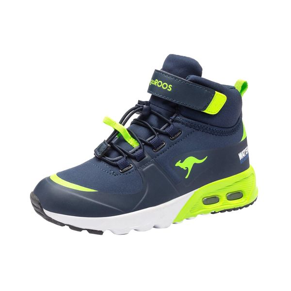 KangaROOS Jungen Kx-hydro Sneaker, Dk Navy Lime, 31 EU