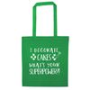 Flox Creative Tote Bag Decorate Cakes Superpower Green