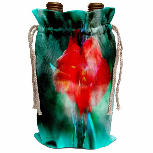 Wine Bag - Calla In The Mist Flower Art Designs