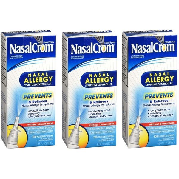 Nasalcrom Allergy Spray 0.88oz (3 Pack)