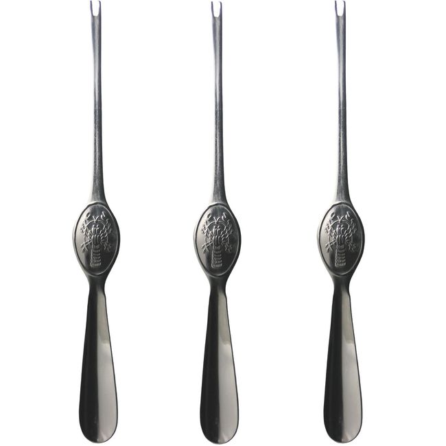 Nagao Tsubamesanjo Crab Spoon Fork, Set of 3, 7.9 inches (20 cm), Made in Japan