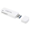 LogiLink CR0034A Mini USB 3.0 Card Reader with Protective Cover White