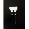 SouNor BT002 Toilet Tank Rectangular Push Button Dual Flush White Adjustable Length Rods Repair Kits