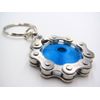 [good stuff] New! Bicycle Chain Key Chain with Top Cap Blue, blue