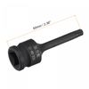 sourcing map T30 Impact Torx Bit Socket, 3/8" Square Drive 60mm Length CR-MO Metric Sizes