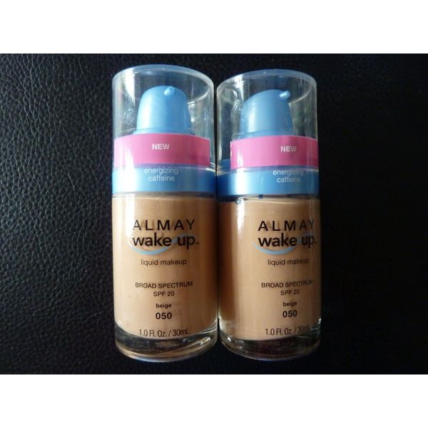 Almay Wake Up Liquid Makeup / Foundation - BEIGE #050 - TWO New/Read Description