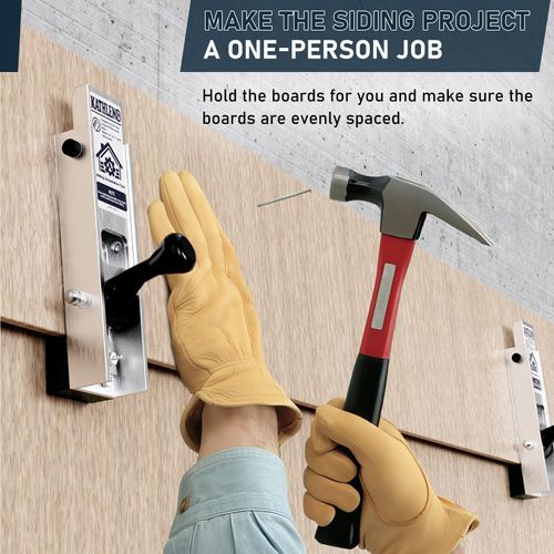 Siding Installation Tools, Siding Mounting Kit for Use with 5/16-Inch Fiber Cement Siding, Durable Siding Tools Lap Siding Gauge with Adjustable Reveals, Hardie Siding Tools, Aluminum Body, 2 Packs