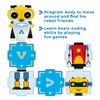 Thames & Kosmos Andy: The Code & Play Robot | Screen-Free Coding & Robotics Kit for Ages 4+ | Pre-Built Robot w/Intuitive Buttons for Preschoolers to Start Programming! | No Smart Device Required