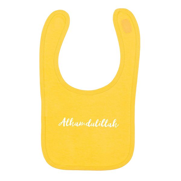 Flox Creative Yellow Bib Alhamdulillah ٱلْحَمْدُ لِلَّٰهِ
