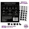 250CT Black Star Pimple Patches - Hydrocolloid Acne Patch, Zit Patch