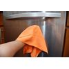 Dri Professional Extra-Thick Microfiber Cleaning Cloth 12 Pack Orange (16IN x 16IN, 300GSM, Commercial Grade All-Purpose Microfiber Highly Absorbent, LINT-Free, Streak-Free Cleaning Towels)