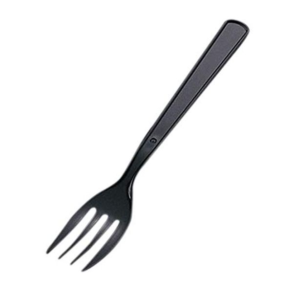 Disposable Fork # 160 (500 Pieces) Black Bag, 50-Pack