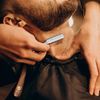 The Cambridge Cutthroat® Straight Edge Razor Kit with 10 Blades Missanda Hardwood & Stainless Steel Professional Barber Cut Throat Razor, Premium Mens Single Blade Razor Shaver, Moustache & Beard Shaper Trimmer, Leather Travel Pouch Included