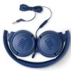 JBL TUNE 500 - Wired On-Ear Headphones - Blue