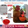 8 PCS Automatic Water Cups Poultry Drinker Waterer Chicken Duck Quail Drinking