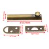 Bitray Solid Surface Bolt 3-inch Brass Antique Door Sliding Bolt