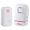 Ohm Electric Wireless Call Chime (Instant Power Push Button Transmitter + AC Receiver) 08-0520 OCH-ECL80 White