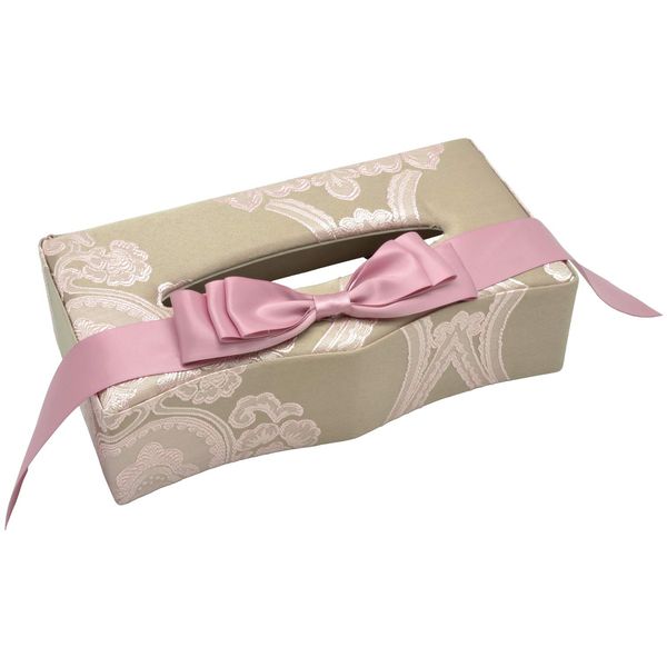 Royal Arden Tissue Case, Opera Pink, W 10.6 x D 5.5 x H 3.3 inches (27 x 14 x 8.5