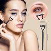 4 Eyelash Comb Tools, EBANKU Eyebrow Comb Buffer, Eyelash Separator Tool Double Ended Professional Eyebrow Brush (Black)