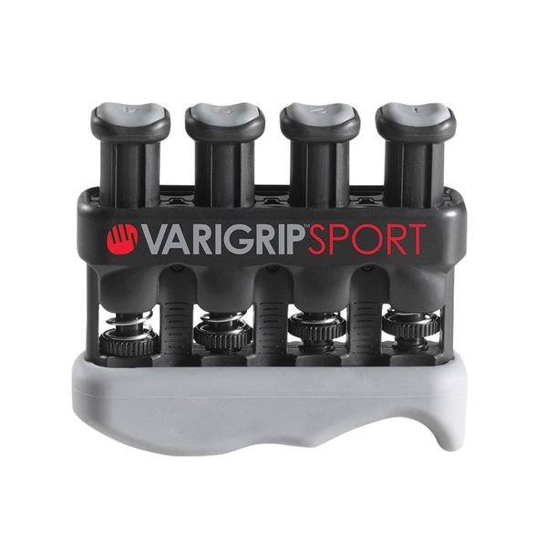 Dynatomy VariGrip Sport (VGSP), Adjustable Resistance, Medium, Heavy Finger, Hand Exerciser, Grip Strengthener, Extra-Wide Base, Padded fingertips, Callus Builder