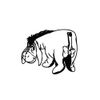 Eeyore Turn Back for Macbook Laptop Tablet Wall Car Window Bumper Decal Sticker